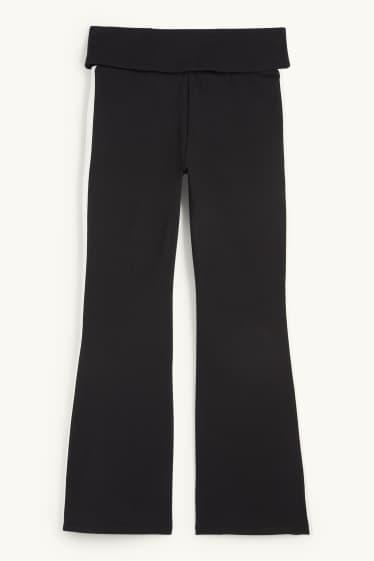 Nena - Leggings acampanats - negre