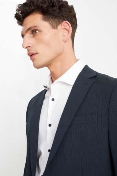 Uomo - Giacca coordinabile - slim fit - Flex - LYCRA® - Mix & Match - blu scuro