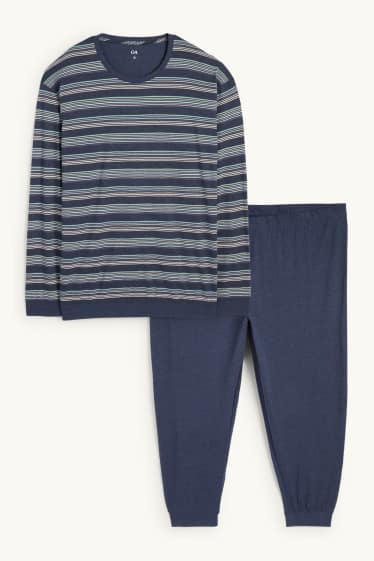 Herren - Pyjama - dunkelblau