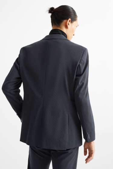Hommes - Veste de costume - regular fit - Flex - Mix & Match - bleu foncé