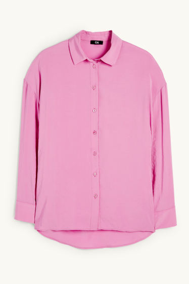 Dames - Blouse - lichtpaars