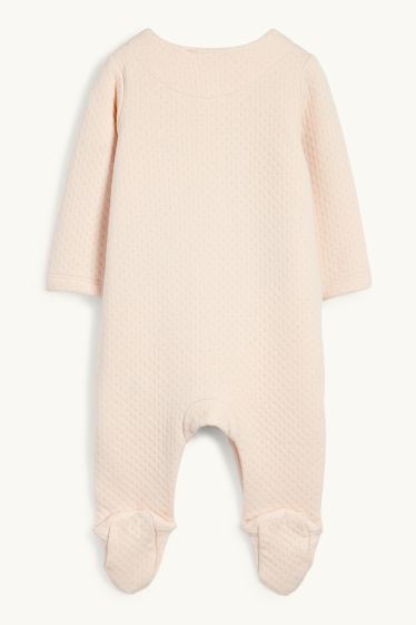 Neonate - Cip e Ciop - pigiama per neonati - tramato - beige chiaro