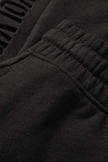 Hommes - Short en molleton - noir