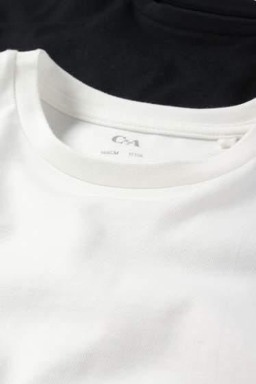 Enfants filles - Lot de 2 - T-shirts - blanc crème