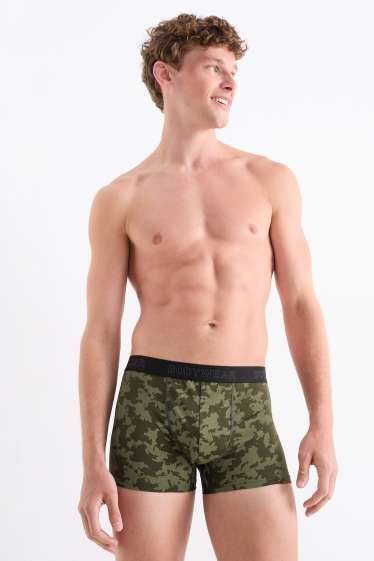 Hommes - Lot de 3 - boxers - kaki