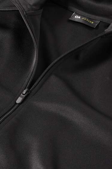 Hommes - Sweat zippé de sport - noir