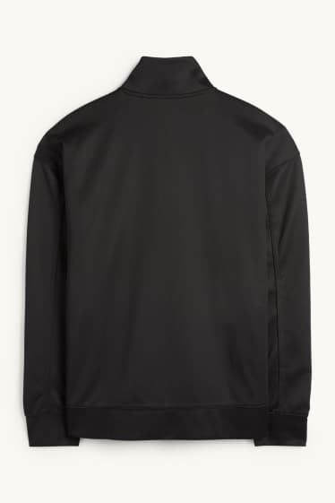 Hommes - Sweat zippé de sport - noir
