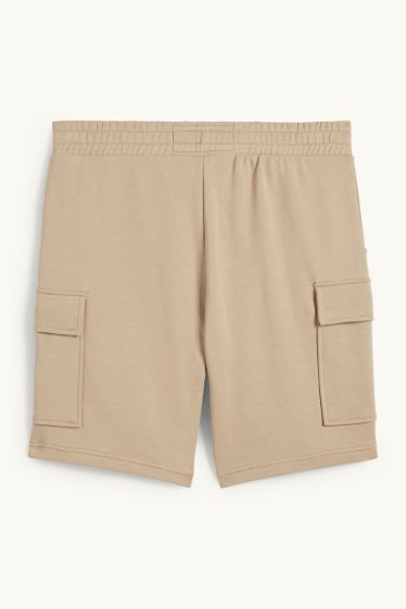 Home - Pantalons curts cargo - beix