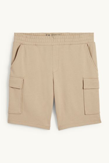 Home - Pantalons curts cargo - beix
