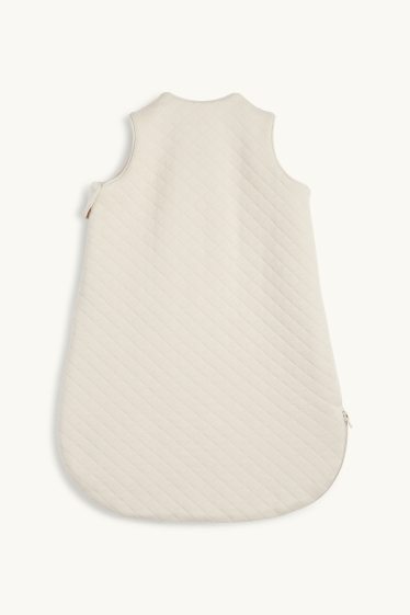 Unisex - Giraffe - baby sleeping bag - 0-4 months - light beige
