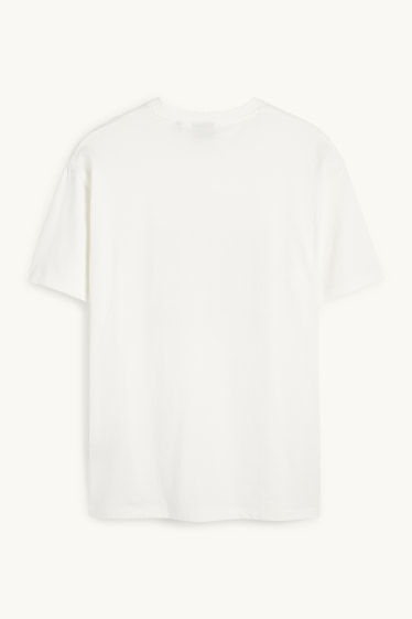 Mężczyźni - T-shirt - biały