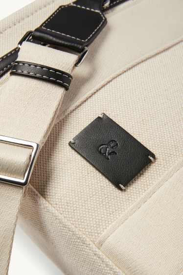 Donna - Borsa a tracolla con spallaccio staccabile - beige chiaro