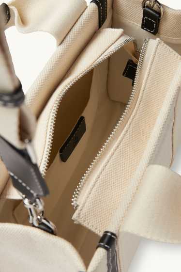 Donna - Borsa a tracolla con spallaccio staccabile - beige chiaro