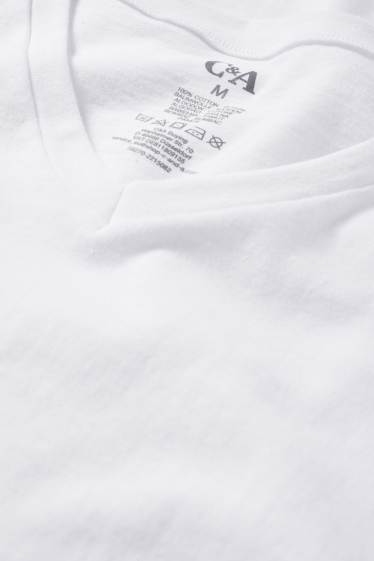 Herren - Multipack 3er - Unterhemd - weiss