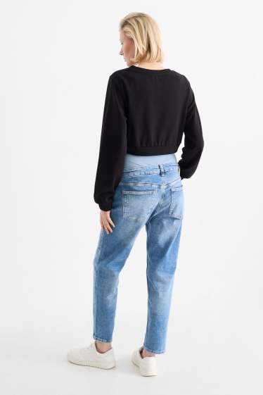 Dona - Texans de maternitat - tapered jeans - texà blau clar