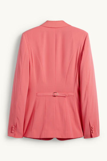 Women - Business blazer - fitted - pink