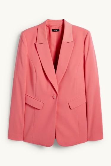 Women - Business blazer - fitted - pink