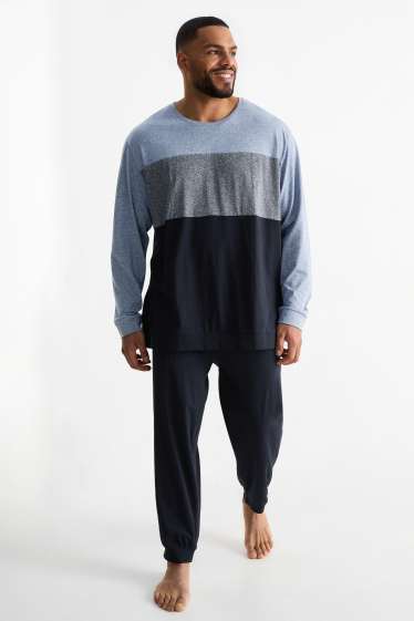 Herren - Pyjama - dunkelblau