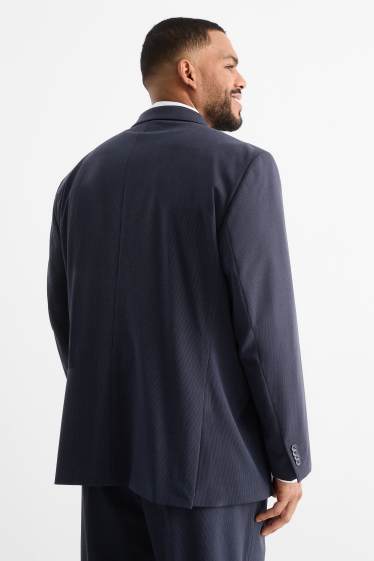 Hommes - Veste de costume - regular fit - Flex - bleu foncé