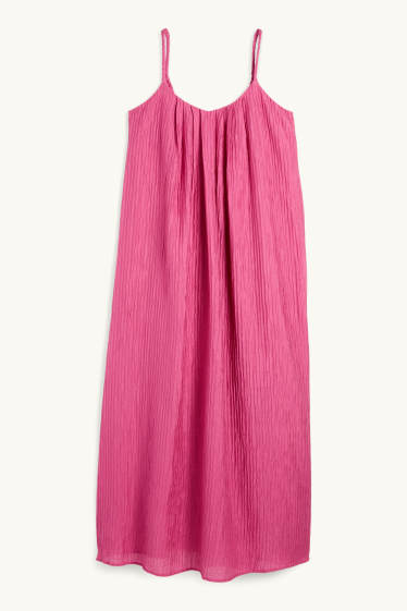 Women - A-line dress - dark rose