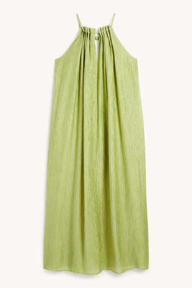 Femmes - Robe évasée - vert clair