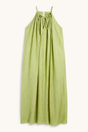 Femmes - Robe évasée - vert clair
