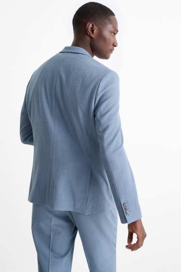 Hommes - Veste de costume - slim fit - bleu