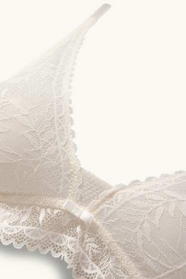 Femmes - Bralette - blanc crème