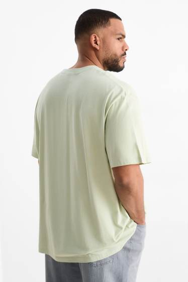 Heren - T-shirt - mintgroen