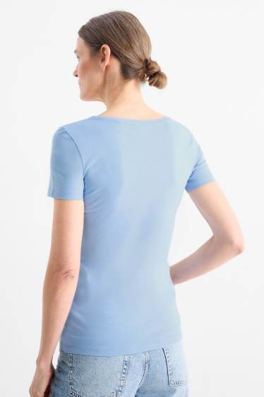 Donna - T-shirt - slim fit - blu