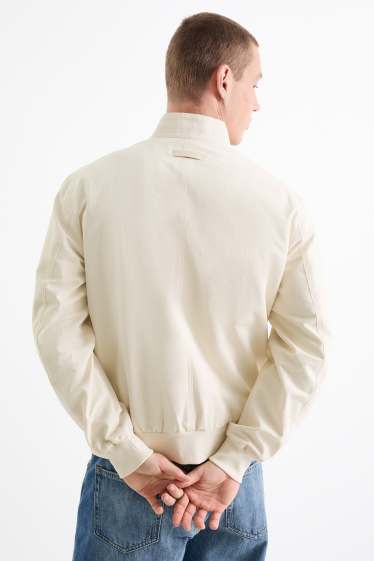 Hommes - Blouson - blanc crème