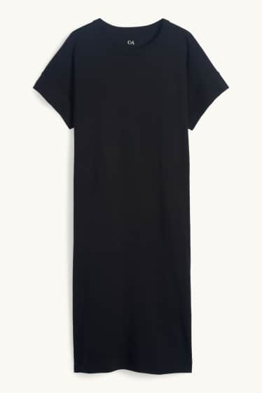 Donna - Vestito a t-shirt - nero