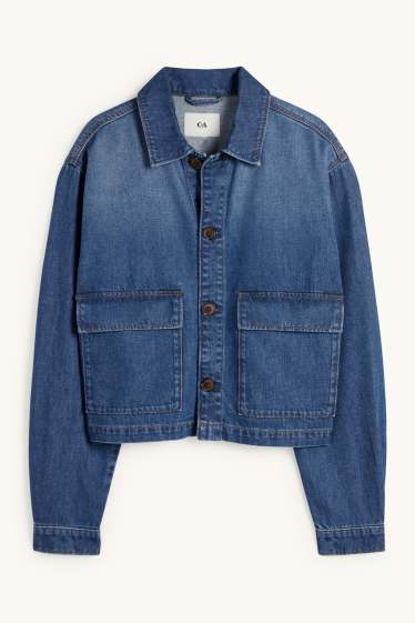 Damen - Jeansjacke - dunkeljeansblau