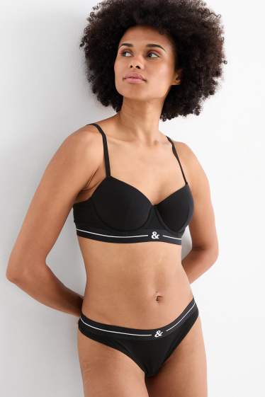 Mujer - Tanga - negro