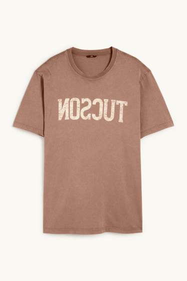 Herren - T-Shirt - braun