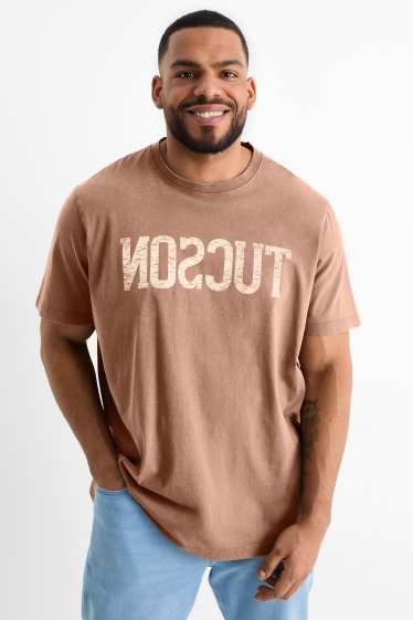 Herren - T-Shirt - braun