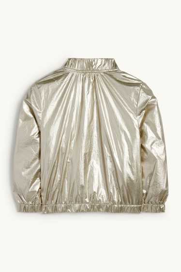 Enfants filles - Blouson - brillant - or