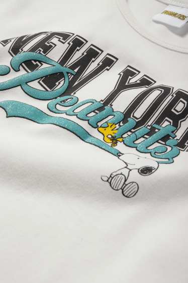 Kinder Mädchen - Peanuts - Kurzarmshirt - weiß