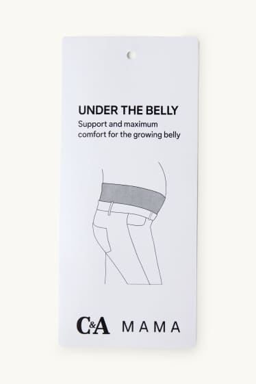 Dames - Zwangerschapsbroek - palazzo - zwart