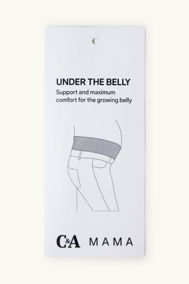 Femei - Pantaloni gravide - amestec de in - albastru închis