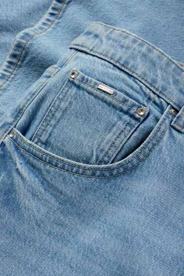 Femmes - Wide leg jean - high waist - jean bleu clair