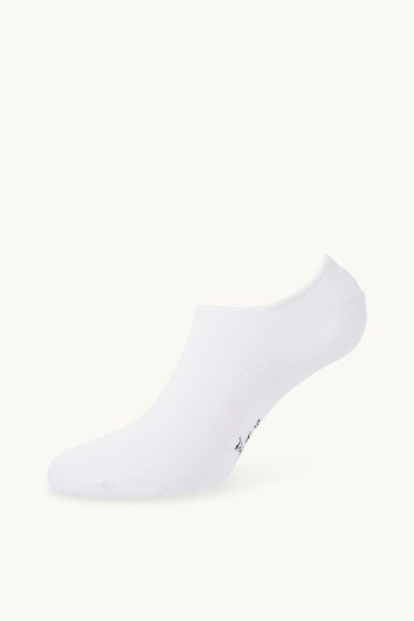 Heren - Set van 3 paar - voetenkousjes - wit