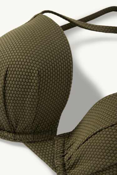 Femmes - Haut de bikini à armature - ampliforme - LYCRA® XTRA LIFE™ - vert foncé
