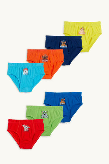 Bambini - Confezione da 7 - PAW Patrol - Chase, Marshall, Rubble - slip - colorato