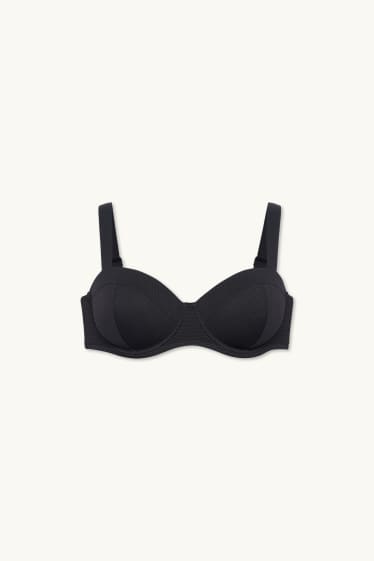 Femei - Top bikini cu armătură - vătuit - LYCRA® XTRA LIFE™ - negru