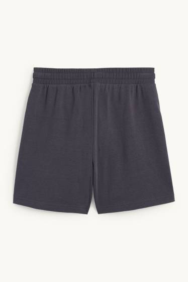 Femmes - Short en molleton - gris foncé