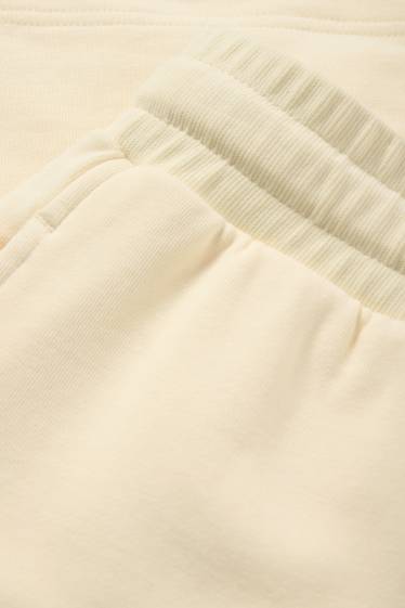 Femmes - Short en molleton - jaune clair