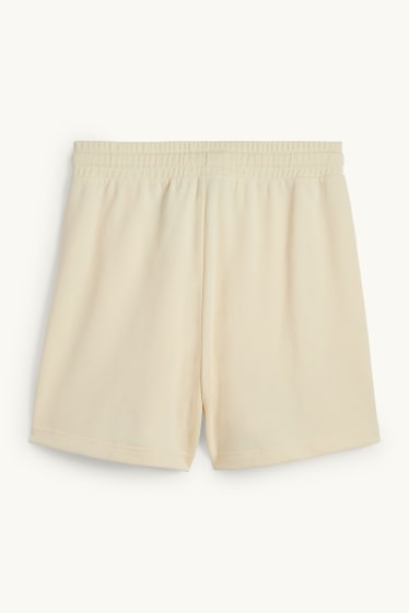Femmes - Short en molleton - jaune clair