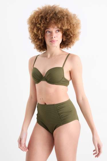 Femmes - Haut de bikini à armature - ampliforme - LYCRA® XTRA LIFE™ - vert foncé