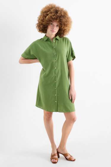 Dona - Vestit camiser - verd